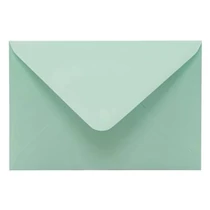 Boríték Kaskad LC/6 "65" halványzöld  50db/csg (0045409) 