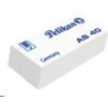 Pelikan radír AS40 / 40 db, műanyag, fehér, kínáló boxban
