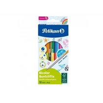 Színes ceruza / 12 db Bicolor, 12 ceruzában 24 szín