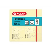 Öntapadós jegyzet 75x75 mm 100 lap sárga