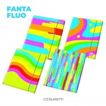 Gumis mappa Blasetti One Color A/4 /1,2 cm/ Fantafluo 8127