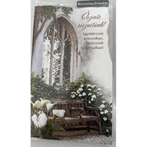 Képeslap 6 ARGUS 14-630 Őszinte részvétünk idézettel