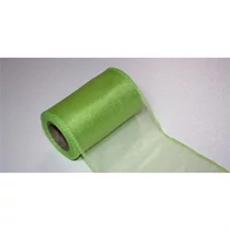 ORGANZA, 11cm/10m, ÉLÉNK ALMAZÖLD 367
