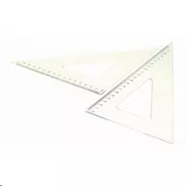 Vonalzó EDUCA háromszög 60° 22 cm