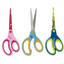 Herlitz design iskolai olló, hegyes, 17 cm, jobbkezes