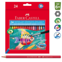 FC-Színes ceruza készlet   24db-os aquarelle +ecset