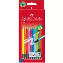 FC-Színes ceruza készlet   12db-os színes radírral