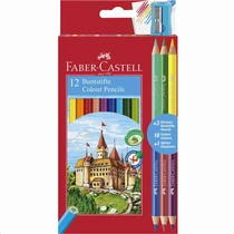 Színesceruza Faber-Castell 12-es  + 3 bicolor