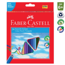 Faber-Castell Eco Pencil háromszögletű színes ceruza 24db