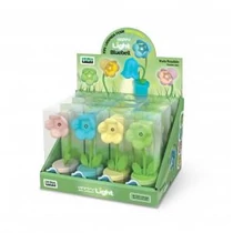 Lámpa LEBEZ Bluebell 4 szín 4,2*12*4,2cm 12 db/display 82046