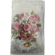 Képeslap Argus 11-es házassági évforduló rózsacsokor