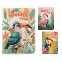 Füzet GIPTA Tropic Notes A/4 karton borítással 60 lapos kockás 7377