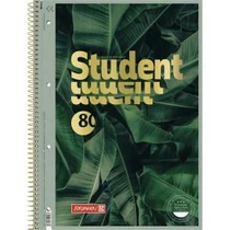 Spirálfüzet BRUNNEN A/4 80lap 90g perforált lyukasztott kockás LEVELES 106792823