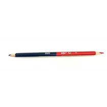 Színes ceruza piros-kék, vékony, háromszögletű EDU