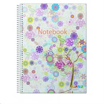 Spirálfüzet ANCOR Notebook A/5 120lap PP borító színregiszteres kockás  68849 TEMPO