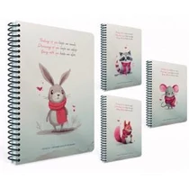 Spirálfüzet GIPTA You Book 17x24cm keményfedeles 120 lapos kockás 7208