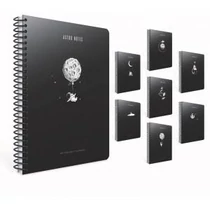 Spirálfüzet GIPTA Astro Notes A/6 kemény borítással 80 lapos kockás 6089