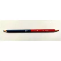 Színes ceruza piros-kék, vékony, hatszögletű, EDU3 (új)