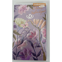 Képeslap ARGUS 8-as születésnap tekerős virágok