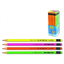Grafit ceruza ADEL kerek radíros Flash HB  1122-001