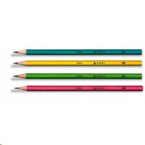 Grafit ceruza ADEL hatszögletes színes test Retro HB  2061
