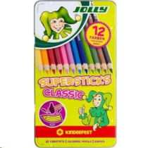 Színes ceruza 12/klt JOLLY Classic fémdobozban  3000-0246