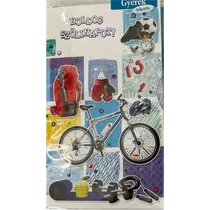 Képeslap ARGUS 7-es születésnap tekerős gyerek - bicikli 