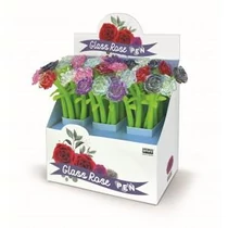 Golyóstoll LEBEZ Flexi Glass Roses /36db/displ/ 81884