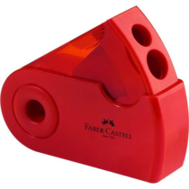 FC-Hegyező műanyag dupla tartályos védővel piros/kék
