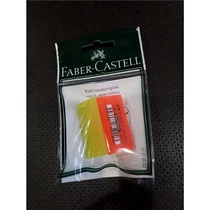 Faber-Castell radír háromszögletű 2db-os vegyes neon színben 