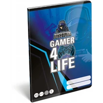 FÜZET, TŰZÖTT A/5 FSC, 1.O., GAMER, 4LIFE 