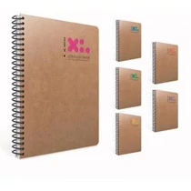 Spirálfüzet GIPTA XL Notes LW A/6 karton borítással 80 lapos sima 5332