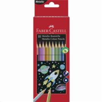 FC-Színes ceruza készlet   10db-os metál színek