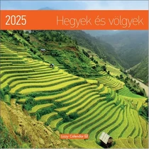 Falinaptár lemez nagy 2025 Hegyek és völgyek