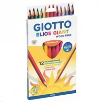 Színes ceruza 12-es Giotto Elios vastag háromszögletű