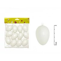 Tojások műanyag fehér 6cm 12db S32085 WHITE