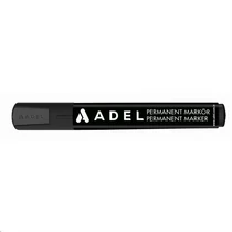 Marker ADEL permanent (2mm) kerekített végű fekete  980020/22