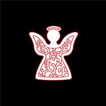 Fafigura, 5 db/csomag - angyal 96