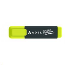 Szövegkiemelő ADEL (1-5mm) vágott végű citromsárga  4201890000