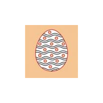 Fafigura 5db/ csomag tojás