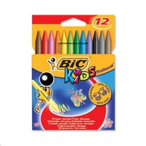 Zsírkréta 12/klt BIC Kids Plastidecor 920299