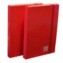 Füzetbox A/4 BLASETTI One Color (3cm) piros  5737