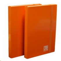Füzetbox A/4 BLASETTI One Color (3cm) narancs  5740