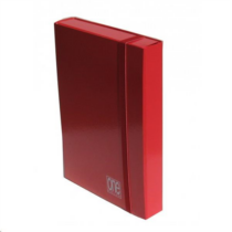 Füzetbox A/4 BLASETTI One Color (5cm) piros  5742