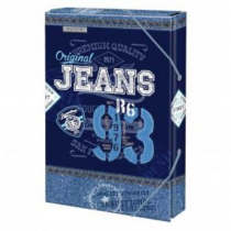 Füzetbox ARGUS A/4 Blue, original jeans 1231-0288,0288/1
