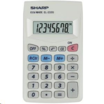 Számológép zseb SHARP EL233S 8dig