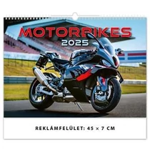 Falinaptár (45X31,5) 2025 MOTORBIKES H154