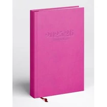 TANÁRI zsebkönyv REAL S 2025/2026 egyszínű pink