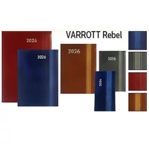 Heti agenda SZEKSZÁRD B/5 2026 varrott REBEL grafitszürke