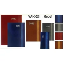 Napi agenda SZEKSZÁRD A/5 2026 varrott REBEL barna